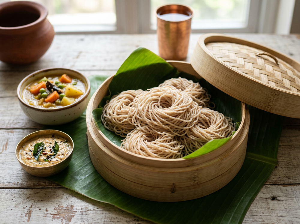 Red Cholam / Sorghum Instant Idiyappam