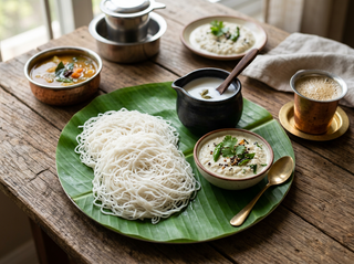 Kichli Samba idiyappam close-up