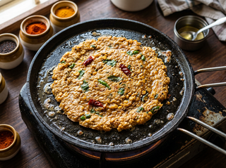 Mysore Malli adai served with chutney